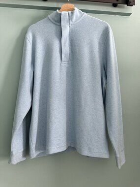 Vineyard Vines Light Blue 3/4 Zip Pullover